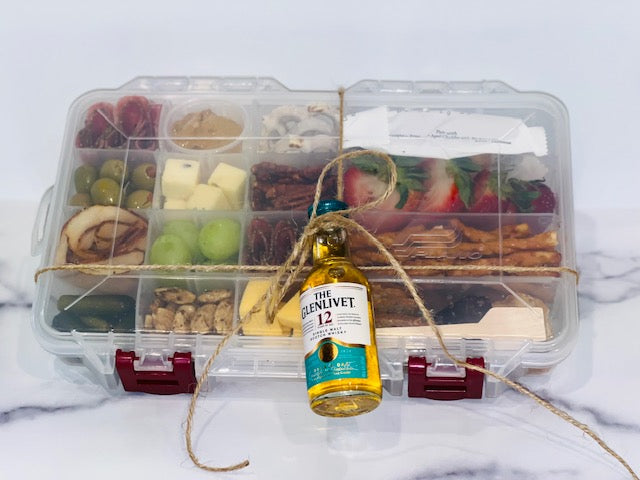 Father's Day Charcuterie Tackle Box - Crafted Nibbles