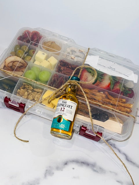 Father's Day Charcuterie Tackle Box - Crafted Nibbles